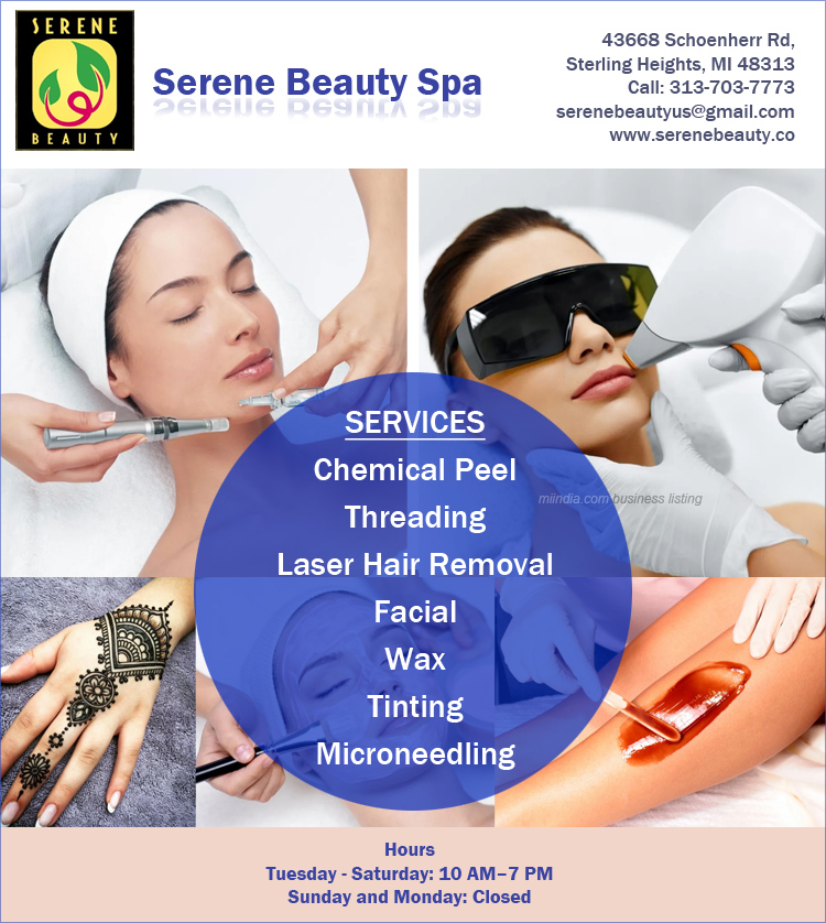 Serene Beauty Spa in Detroit Michigan Laser Hair Removal Services